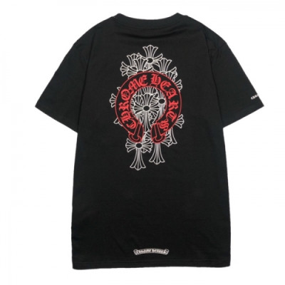 [크롬하츠]Chrome hearts 2020 Mens Logo Casual Short Sleeved Tshirts - 크롬하츠 2020 남성 로고 캐쥬얼 반팔티 Chr0224x.Size(s - xl).블랙