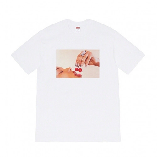 [슈프림]Supreme 2020 Mens Logo Cotton Short Sleeved Tshirts - 슈프림 2020 남성 로고 코튼 반팔티 Sup0095x.Size(s - xl).화이트