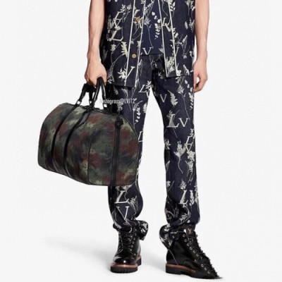 [루이비통]Louis vuitton 2020 Mens Monogram Casual Pants - 루이비통 2020 남성 모노그램 캐쥬얼 팬츠 Lou02031x.Size(30 - 34).네이비