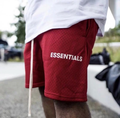 [피어오브갓]Fear of god 2020 Fog 6th Mens Logo Casual Training Half Pants - 피어오브갓 2020 남성 로고 캐쥬얼 트레이닝 반바지 Fea0157x.Size(s - xl).레드