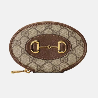 Gucci 2020 Ladies Canvas Coin Wallet ,622040 - 구찌 2020 여성용 캔버스 동전지갑,GUW0152, 브라운