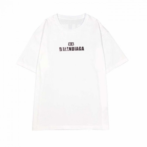 [발렌시아가]Balenciaga 2020 Mm/Wm Logo Cotton Short Sleeved Tshirts - 발렌시아가 2020 남자 로고 오버사이즈 코튼 반팔티 Bal0665x.Size(xs - l).화이트