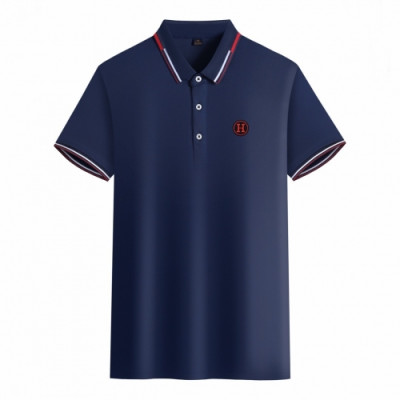 [에르메스]Hermes 2020 Mens Silket Short Sleeved Polo Tshirts - 에르메스 2020 남성 실켓 폴로 반팔티 Her0497x.Size(m - 4xl).네이비