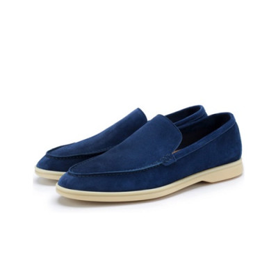 Loro Piana 2020 Mens Suede Loafer - 로로피아나 2020 남성용 스웨이드 로퍼 LOROS0023.Size(245 - 275).블루