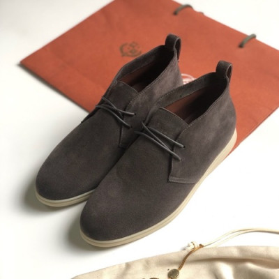 Loro Piana 2020 Mens Suede Sneakers - 로로피아나 2020 남성용 스웨이드 스니커즈 LOROS0032.Size(245 - 280).다크그레이