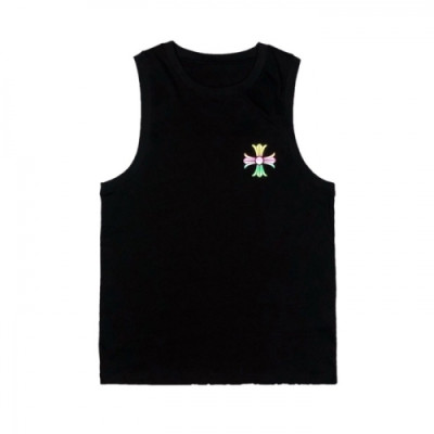 [크롬하츠]Chrome hearts 2020 Mens Logo Casual Short Sleeveless Tshirts - 크롬하츠 2020 남성 로고 캐쥬얼 나시 Chr0234x.Size(s - xl).블랙