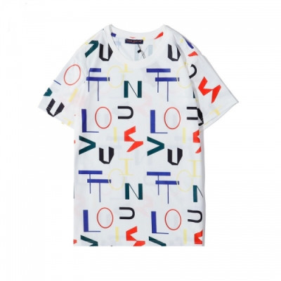 [루이비통]Louis vuitton 2020 Mens Logo Short Sleeved Tshirts - 루이비통 2020 남성 로고 반팔티 Lou02052x.Size(s - 2xl).화이트