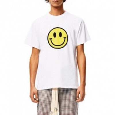 [로에베]Loewe 2020 Mens Smile Short Sleeved Tshirts - 로에베 2020 남성 스마일 코튼 반팔티 Loe0274x.Size(xs - l).화이트