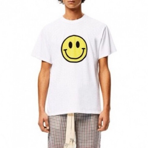 [로에베]Loewe 2020 Mens Smile Short Sleeved Tshirts - 로에베 2020 남성 스마일 코튼 반팔티 Loe0274x.Size(xs - l).화이트