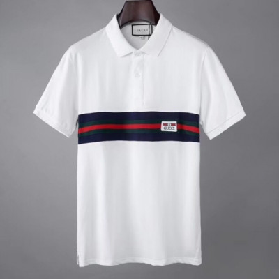 [매장판]Gucci 2020 Mens Logo Short Sleeved Polo Tshirts - 구찌 2020 남성 로고 폴로 반팔티 Guc02910x.Size(m - 2xl).화이트