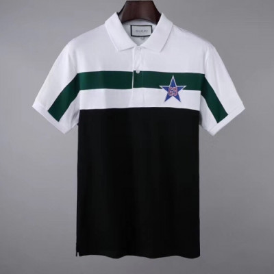 [매장판]Gucci 2020 Mens Logo Short Sleeved Polo Tshirts - 구찌 2020 남성 로고 폴로 반팔티 Guc02917x.Size(m - 2xl).블랙