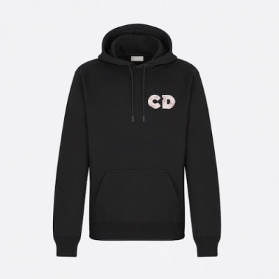 [디올]Dior 2020 Mens Logo Casual Cotton Hoodie - 디올 2020 남성 로고 캐쥬얼 코튼 후디 Dio0739x.Size(xs - xl).블랙