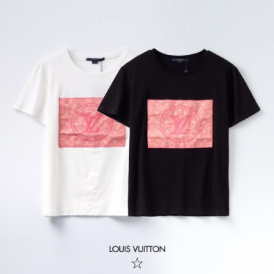 [루이비통]Louis vuitton 2020 Mens Logo Short Sleeved Tshirts - 루이비통 2020 남성 로고 반팔티 Lou02067x.Size(s - 2xl).화이트