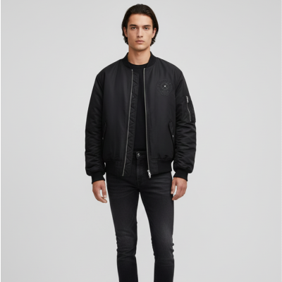 크롬하츠 남성 봄버 자켓 - Chrom Hearts Mens Bomber Jacket - chc0250x