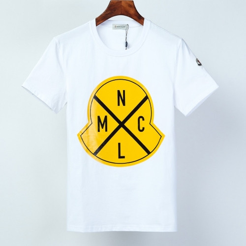 [매장판]Moncler 2020 Mens Logo Crew-neck Short Sleeved Tshirts - 몽클레어 2020 남성 로고 크루넥 반팔티 Moc01778x.Size(m - 3xl).화이트
