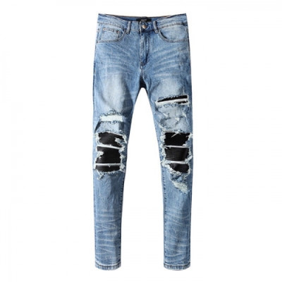 [오프화이트]Off-white 2020 Mens Logo Denim Jeans - 오프화이트 2020 남성 로고 데님 청바지 Off0465x.Size(29 - 40).블루