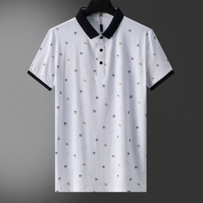 [버버리]Burberry 2020 Mens Logo Cotton Short Sleeved Polo Tshirts - 버버리 2020 남성 로고 코튼 폴로 반팔티 Bur02807x.Size(m - 3xl).화이트