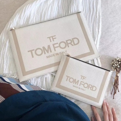 Tom Ford 2020 Denim Clutch Bag,21/34cm - 톰 포드 2020 여성용 데님 클러치백,TFB0023,21/34cm,베이지