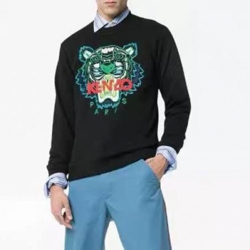 [겐조]Kenzo 2020 Mm/Wm Signature Tiger Cotton Tshirts - 겐조 2020 남/녀 시그니처 타이거 코튼 맨투맨 Ken0118x.Size(s - xl).블랙