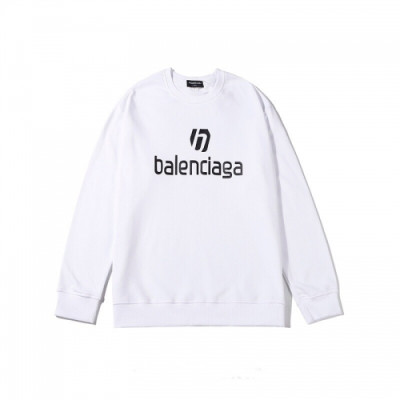 [발렌시아가]Balenciaga 2020 Mens Logo Crew-neck Cotton Tshirts - 발렌시아가 2020 남성 로고 크루넥 코튼 맨투맨 Bal0708x.Size(s - 2xl).화이트