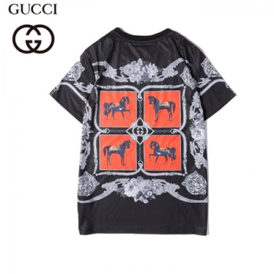 [매장판]Gucci 2020 Mm/Wm Logo Short Sleeved Tshirts - 구찌 2020 남자 로고 반팔티 Guc02950x.Size(s - 2xl).블랙