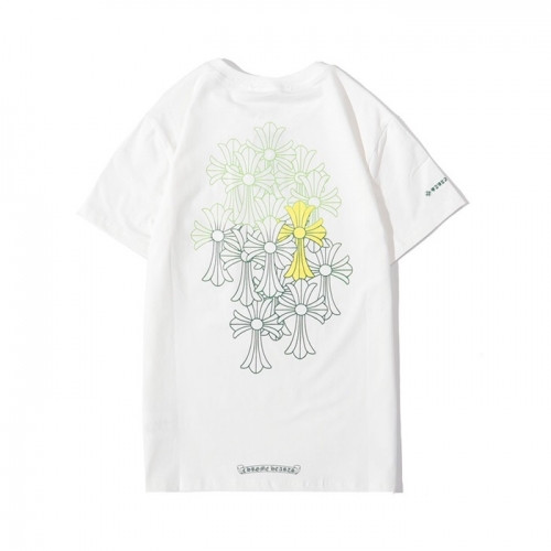 [크롬하츠]Chrome hearts 2020 Mens Logo Casual Short Sleeved Tshirts - 크롬하츠 2020 남성 로고 캐쥬얼 반팔티 Chr0269x.Size(s - 2xl).화이트
