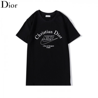 [디올]Dior 2020 Mens Casual Crew-neck Short Sleeved Tshirts - 디올 2020 남성 캐쥬얼 크루넥 반팔티 Dio0760x.Size(s - 2xl).블랙