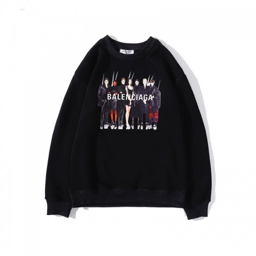 [발렌시아가]Balenciaga 2020 Mens Logo Crew-neck Cotton Tshirts - 발렌시아가 2020 남성 로고 크루넥 코튼 맨투맨 Bal0714x.Size(s - 2xl).블랙