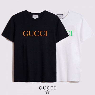 [매장판]Gucci 2020 Mm/Wm Logo Short Sleeved Tshirts - 구찌 2020 남자 로고 반팔티 Guc02958x.Size(s - 2xl).블랙