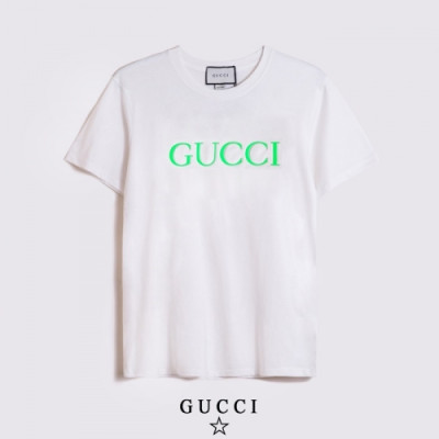 [매장판]Gucci 2020 Mm/Wm Logo Short Sleeved Tshirts - 구찌 2020 남자 로고 반팔티 Guc02959x.Size(s - 2xl).화이트