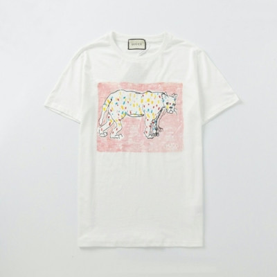 [매장판]Gucci 2020 Mm/Wm Logo Short Sleeved Tshirts - 구찌 2020 남자 로고 반팔티 Guc02960x.Size(m - 2xl).화이트