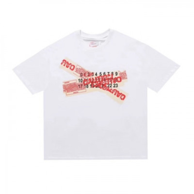 [메종 마르지엘라]Maison margiela 2020 Mens Deserve Printing Cotton Short Sleeved Tshirts - 메종 마르지엘라 2020 남성 프린팅 코튼 반팔티 Mai0025x.Size(s - xl).화이트