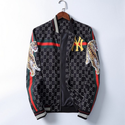 [구찌]Gucci 2020 Mens Logo Casual Jackets - 구찌 2020 남성 로고 캐쥬얼 자켓 Guc02968x.Size(m - 3xl).블랙