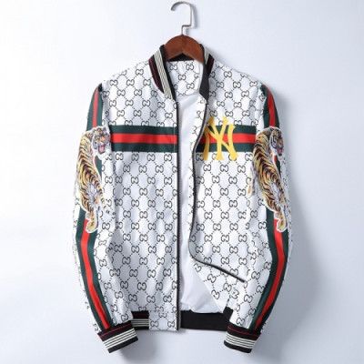 [구찌]Gucci 2020 Mens Logo Casual Jackets - 구찌 2020 남성 로고 캐쥬얼 자켓 Guc02969x.Size(m - 3xl).화이트