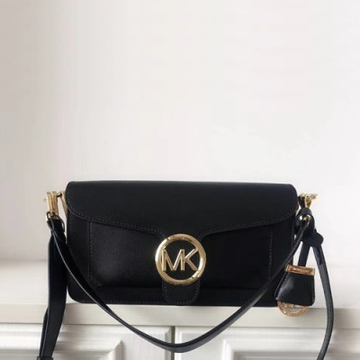 Michael Kors 2020 Leather Shoulder Bag,26cm - 마이클 코어스 2020 레더 숄더백,MKB0312,26cm,블랙