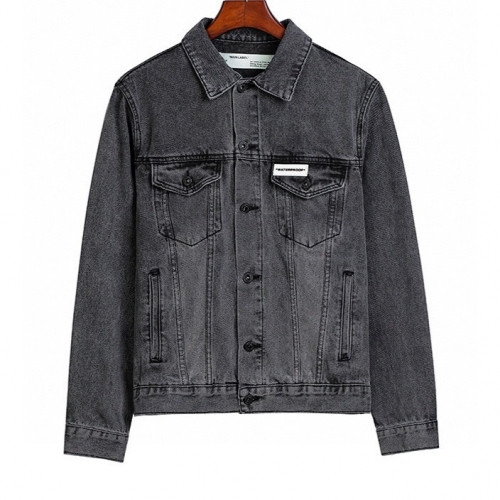 Off-white 2020 Mens Logo Casual Denim Jackets - 오프화이트 2020 남성 로고 캐쥬얼 데님 재킷 Off0477x.Size(s - xl).다크그레이