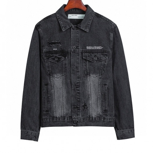 Off-white 2020 Mens Logo Casual Denim Jackets - 오프화이트 2020 남성 로고 캐쥬얼 데님 재킷 Off0481x.Size(s - xl).다크그레이