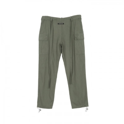 Fear of god Mens Logo Modern Casual Pants - 피어오브갓 2020 남성 로고 모던 캐쥬얼 팬츠 Fea0188x.Size(xs - l).그린