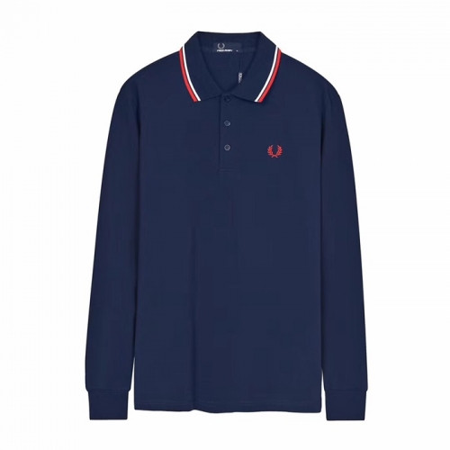 Fredperry 2020 Mens Cotton Polo Tshirts - 프레드페리 2020 남성 코튼 폴로 긴팔티 Fre0021x.Size(m - 2xl).네이비