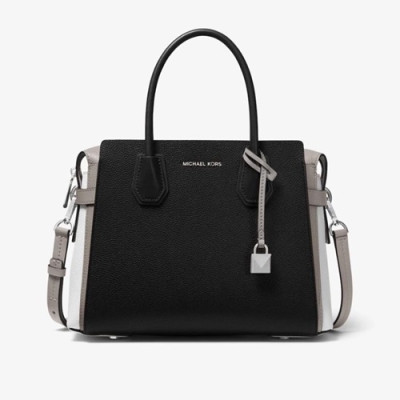 Michael Kors 2020 Leather Tote Shoulder Bag,27cm - 마이클 코어스 2020 레더 토트 숄더백,MKB0340,27cm,블랙