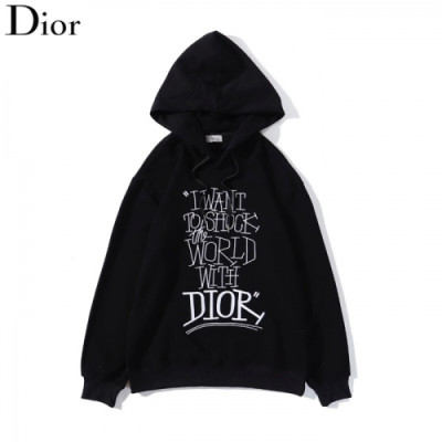 [디올]Dior 2020 Mm/Wm  Logo Casual Cotton Hoodie - 디올 2020 남/녀 로고 캐쥬얼 코튼 후디 Dio0769x.Size(m - 2xl).블랙