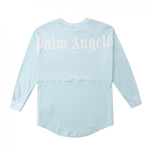 [팜 엔젤스]Palm Angels 2020 Mm/Wm Logo Cotton Tshirts - 팜 엔젤스 2020 남자 로고 코튼 긴팔티셔츠  Palm0183x.Size(m - 2xl).블루