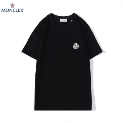 [매장판]Moncler 2020 Mens Logo Crew-neck Short Sleeved Tshirts - 몽클레어 2020 남성 로고 크루넥 반팔티 Moc01818x.Size(s - 2xl).블랙