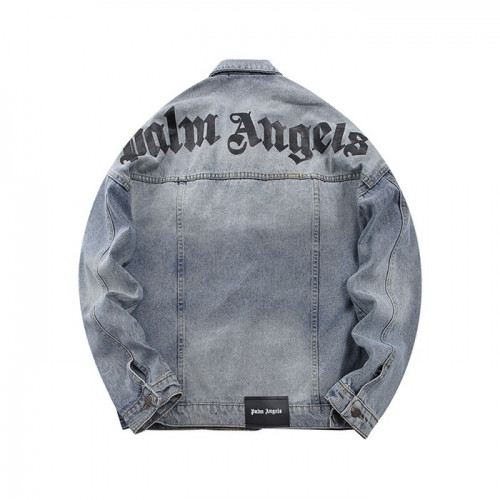 Palm Angels 2020 Mens Logo Denim Jackets - 팜 엔젤스 2020 남성 로고 데님 자켓 Palm0190x.Size(m - 2xl).블루