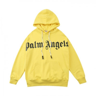 [팜 엔젤스]Palm Angels 2020 Mm/Wm Logo Cotton Hoodie - 팜 엔젤스 2020 남자 로고 코튼 후디 Pam0200x.Size(m - 2xl).옐로우