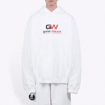 [발렌시아가]Balenciaga 2020 Mm/Wm Logo Cotton Oversize Hoodie - 발렌시아가 2020 남/녀 로고 코튼 오버사이즈 후디 Bal0736x.Size(xs - l).화이트