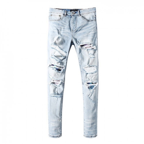 [아미리]Amiri 2020 Mens Trendy Denim Pants - 아미리 2020 남성 트렌디 데님 팬츠 Ami0107x.Size(29 - 40).블루