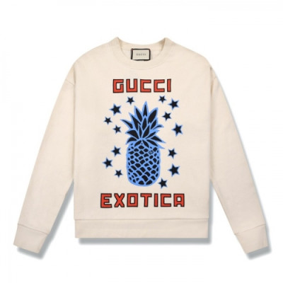 [구찌]Gucci 2020 Mm/Wm Logo Crew-neck Cotton Tshirts - 구찌 2020 남/녀 로고 코튼 크루넥 코튼 긴팔티 Guc02995x.Size(s - l).아이보리