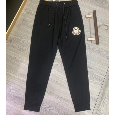 [몽클레어]Moncler 2023 Mens Casual Logo Pants - 몽클레어 2023 남성 캐쥬얼 로고 팬츠 Moc01825x.Size(28 - 36).블랙