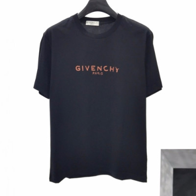 [지방시]Givenchy 2020 Mens Logo Short Sleeved Tshirts - 지방시 2020 남성 로고 코튼 반팔티 Giv0443x.Size(xs - l).블랙